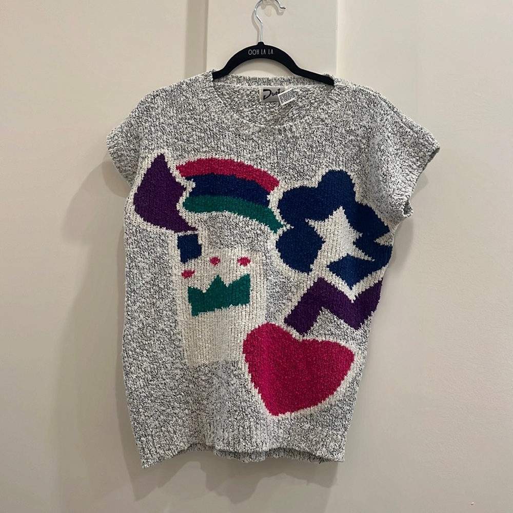 Duet Vintage Shirt Sleeve Sweater